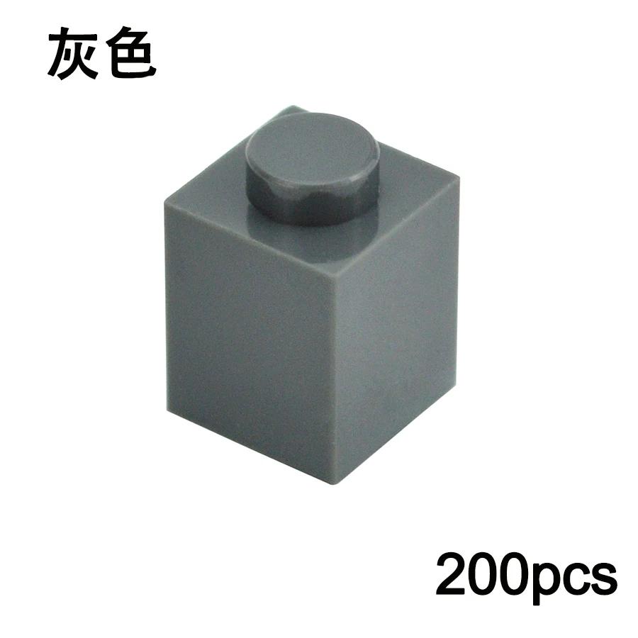 

DIY 1x1 Dots Compatible With 3005 Building Blocks 200PCS Thick Figures Bricks Educational Creative Size 1*1 Dot Toy for Children