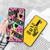 Black Case for Xiaomi Redmi 13C Note 9 iPhone XR 7 8 14 15 11 12 13 X XS Pro Max Samsung A25 S23 S24 FE Ultra Plus Don't Touch My Phone