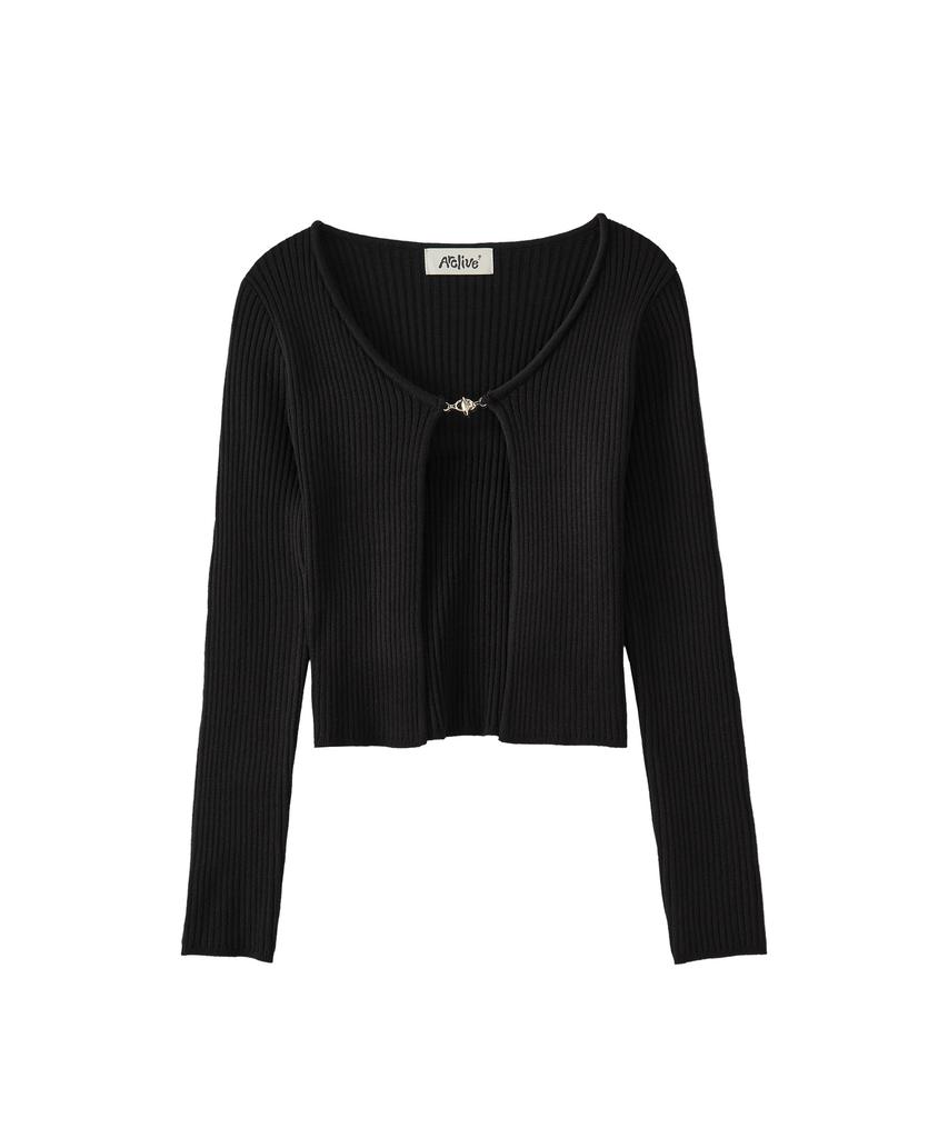 ARCLIVE Free Chain Cardigan (Black)