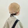 Letter Embroidered Children Melon Beanie Adjustable Landlord Cap Bucket Hat  for Infant Boy Girl