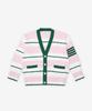 Thom Browne Seed Stitch 4-Bar Cardigan - Light Pink / Mkc641Ay3016642