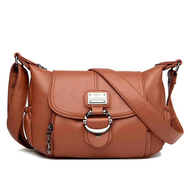 Новые однотонные роскошные кошельки и сумки из искусственной кожи — фото 10