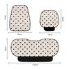 New Fashion Cartoon Bear/Love Print Washable Car Seat Cover Cushion Cute Car Seat Mat Backrest Decor Car Styling Interior