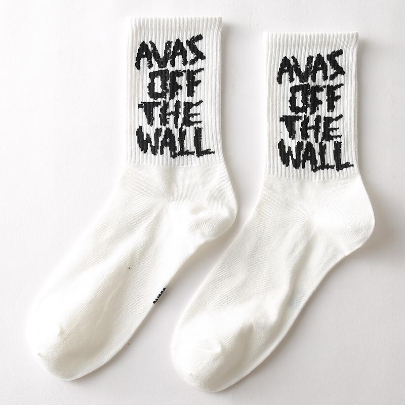 New Men's Socks Funny Men's  Crew Harajuku Hip Hop Thick Cotton Socks Women Novelty Cartoon Sock Combed Cotton Socks