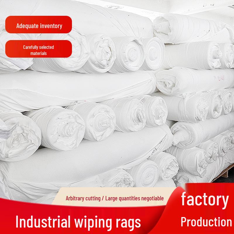 

Pure Cotton Cleaning Cloth - White Industrial Rag Electronics Factory, Machinery Factory