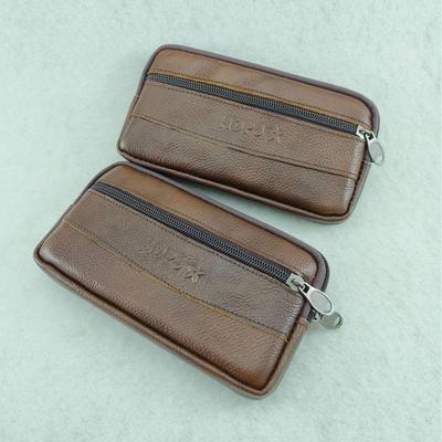 Sac Banane 7 Pouces en Cuir de Vache pour Téléphone pour Homme