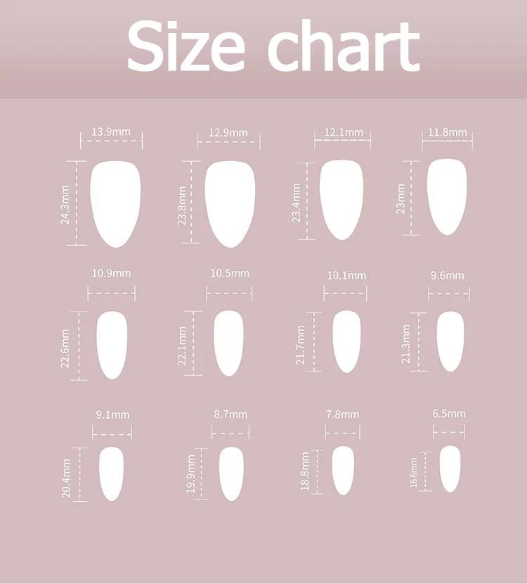 Cute Nude Flower Almond Nails, Minimalist Press On Nails, Detachable Fake Nails for Daily