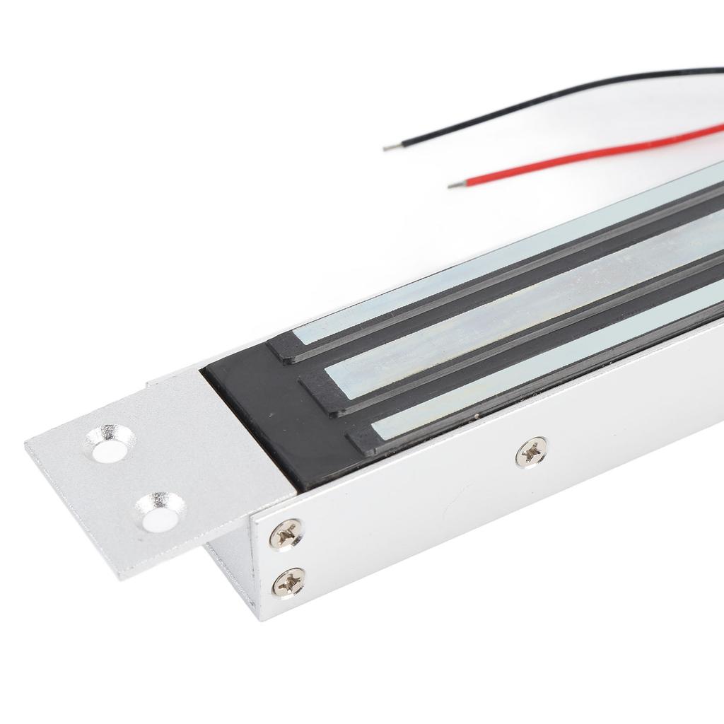 Single Door Electric Magnetic Lock 180KG Holding Force DC12V NC Mode Aluminum Alloy Electromagnetic Lock for Glass Wood Metal Fire Door