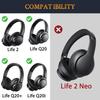 SOULWIT Headband Replacement Pad Kit for Anker Soundcore Life Compatible with Life 2 Headset Top Cushion Cover Compatible Headstrap Repair Easy DIY