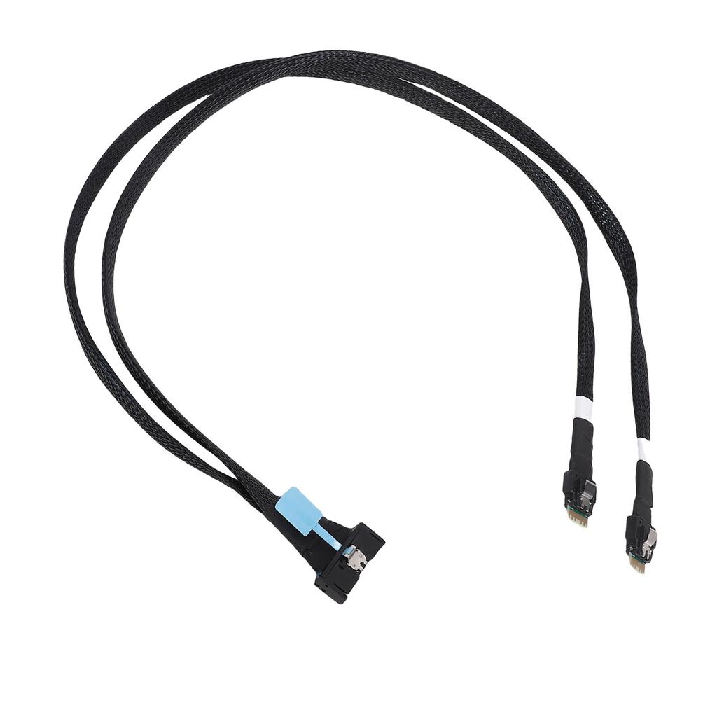 Cabo Reto Duplo SFF TA 1016 74 Pinos para 2xSFF 8654 38 Pinos Cabo Flexível de Alta Velocidade PCIe Gen5 Cooledge IO