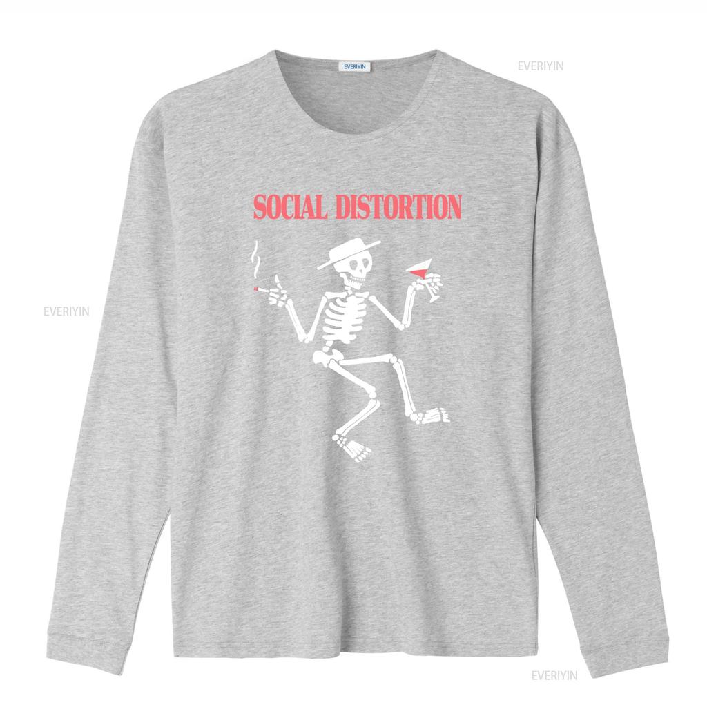 Vintage Social Distortion Skeleton Giant T Shirt Size Medium Rock Band  s vintage Washed Top For Everyday Wear Stylish