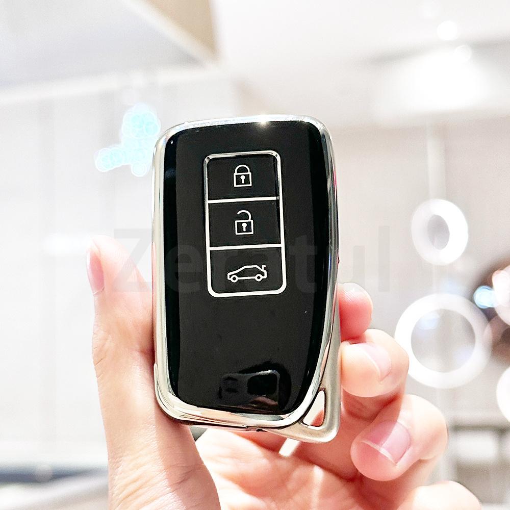 Soft Tpu Car Key Cover Case For Lexus Nx Gs Rx Is Es Gx Lx Rc 200 250 350 Ls 450H 300H Shell Holder Keychain Accessories