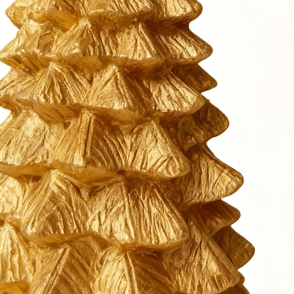 Small Christmas Tree 4 Piece Golden With Lights Mini Desktop Tree Christmas Decorations For Living Room Bedroom Kitchen Office