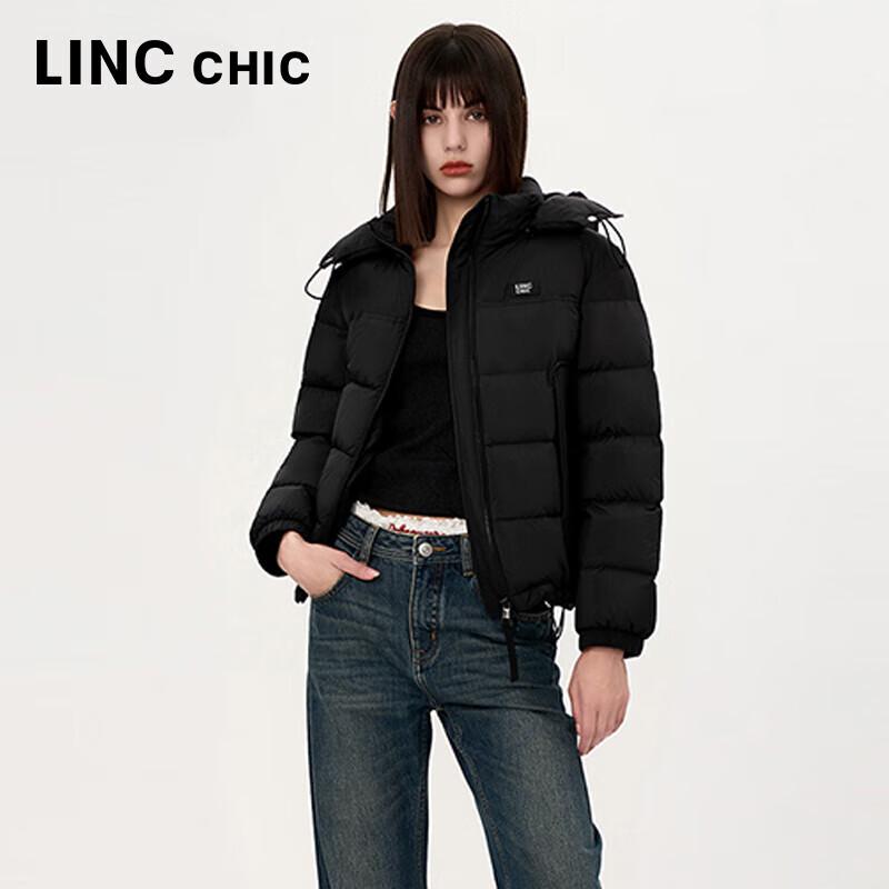 Jinyujie Damen 2024 H/W Ultraleichte Kurze Entendaunenjacke