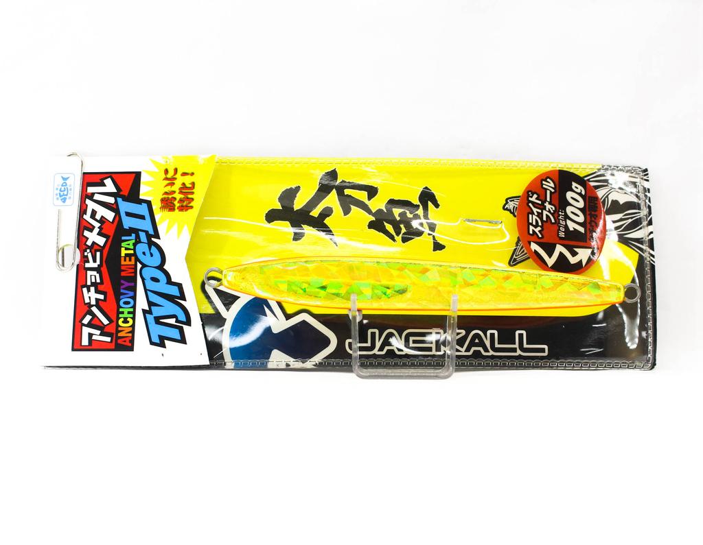 Jackall Metal Jig Anchovy Type 2 Slow Slide 100 grams Ore (0264)