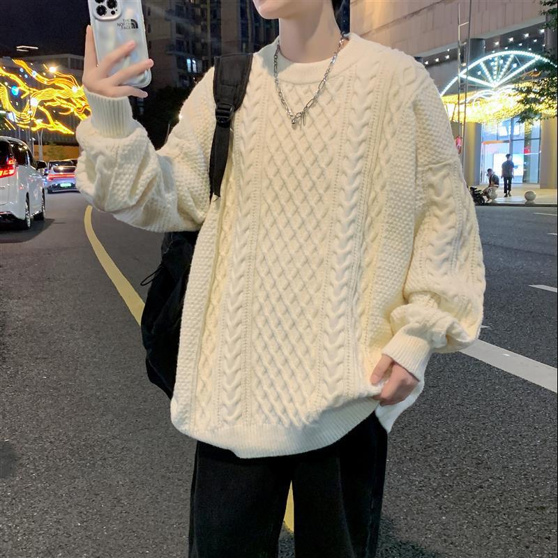 Hot Sale, Popular, New Casual Crew Neck Sweater In Autumn and Winter, Bottom Knitted Sweater, Large Size Loose Sweater.