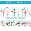 Dog Shower Head Multifunctional Dog Bathing Massage Sprayer Indoor Outdoor Pet Cleaning Showerhead For Bathroom Toilet Garden