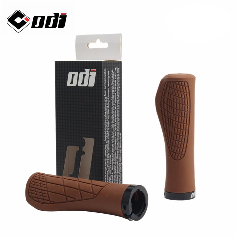 ODI Fietsgrips Zacht Silicagel Mountainbike Grips Ergonomie Mtb Manchetten Waterdicht Mtb Fiets Handvat Lock op Fiets Handvatten