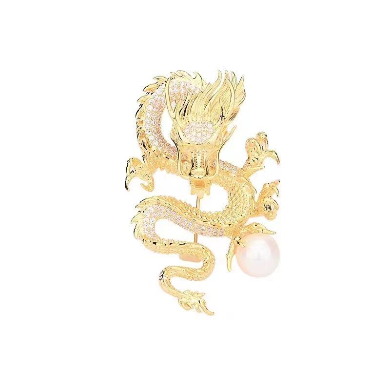 Matte Gold Pearl Wheat Ear Corsage Brooch for Women - High-End Versatile Pin with Anti-Exposure Design