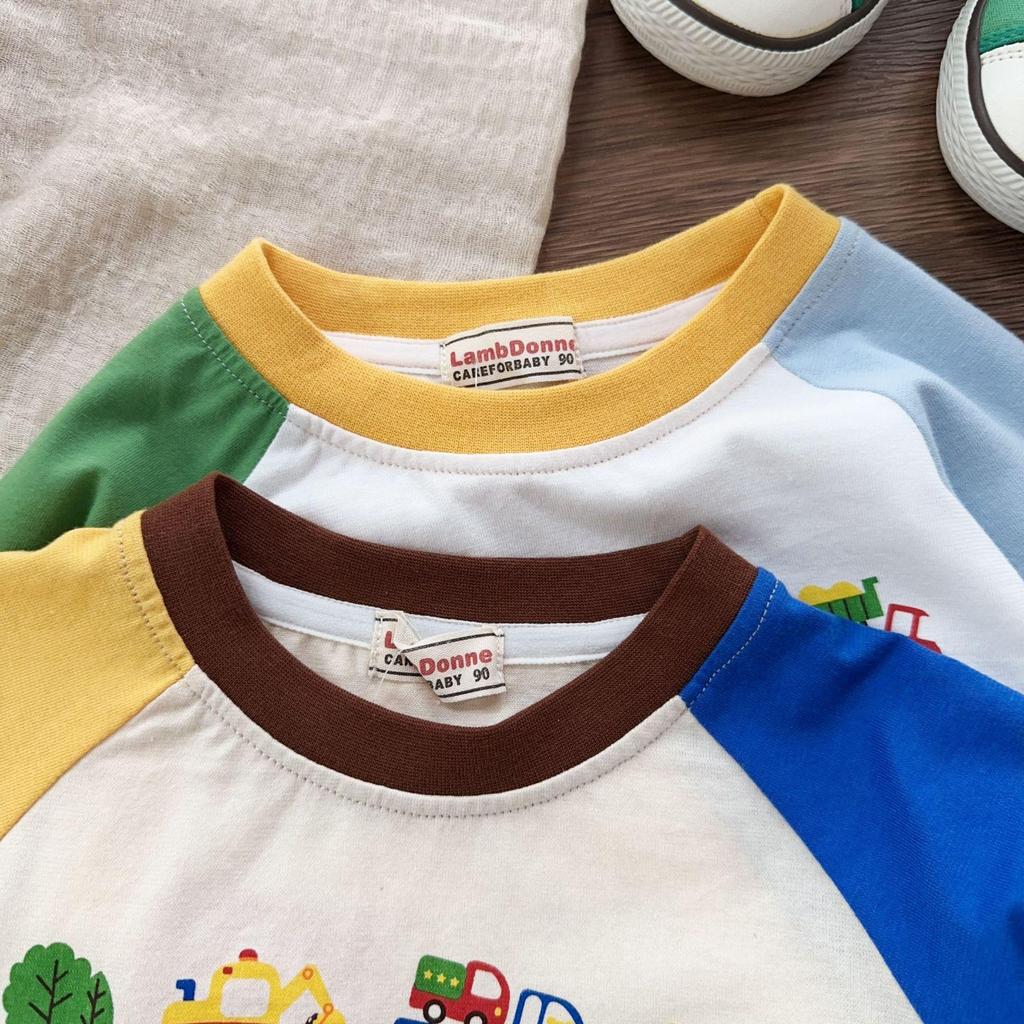 Children’s 2025 Spring Long-Sleeve T-Shirt, Soft Two-Piece Layered Base Shirt for Boys and Girls