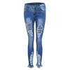 Fashion Women Jeans Denim Hole Female High Waist Stretch Slim Sexy Pencil Pants