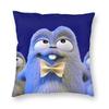 Happy Grizzy And The Lemmings Cushion Cover Sofa Home Decor Cartoon Lemmings Bear Square Throw Pillow Cover 45x45cm
