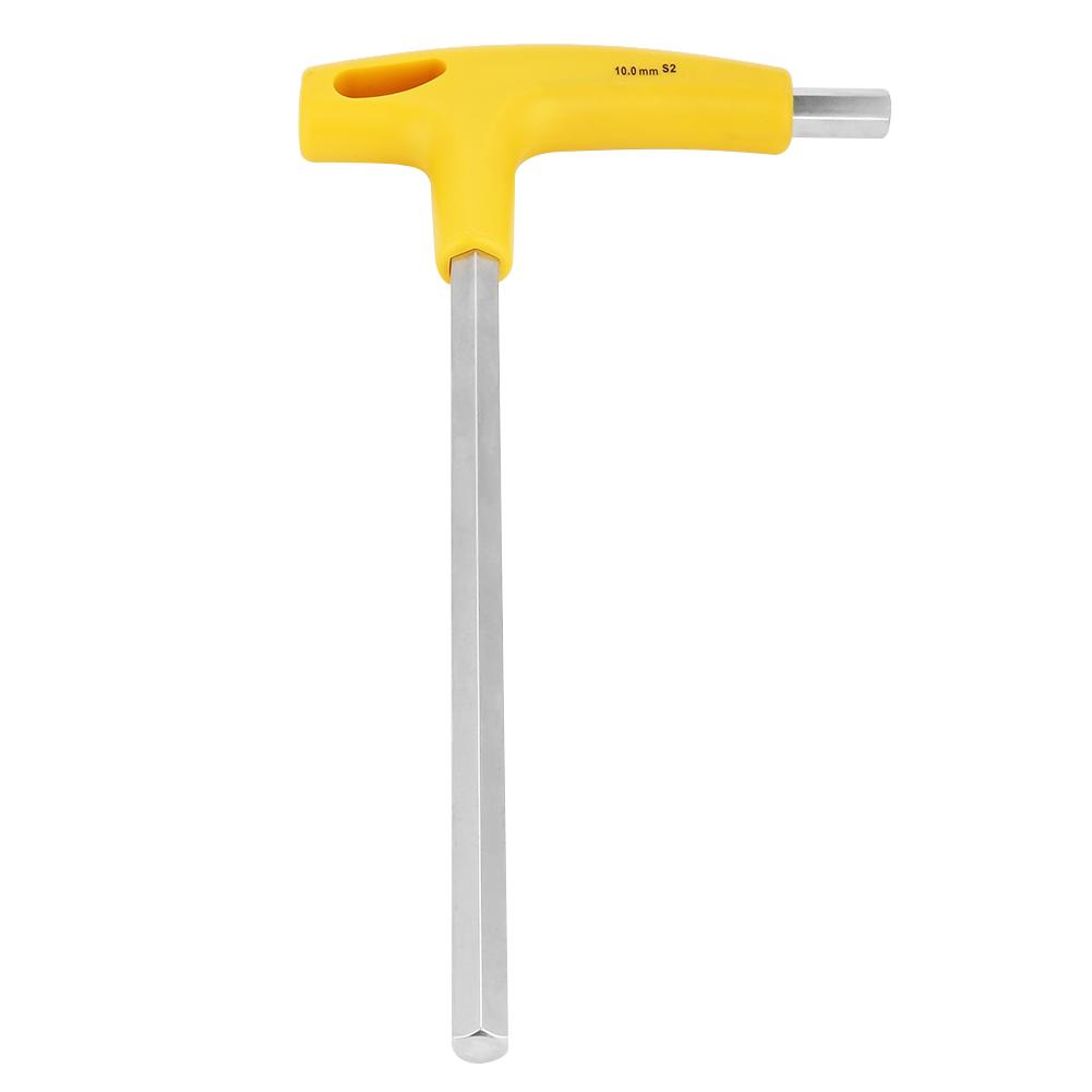 10mm Metric T handle Hex Wrench Double Ended Long Reach Screw Driver Tool