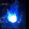 Halloween Floating Fireball Artificial Fake Flame Floating LED Ball Prop Illuminated Fireball Decor Halloween Decoration