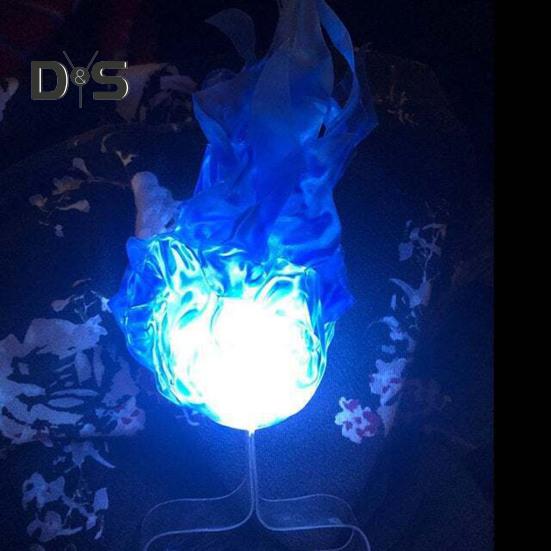 Halloween Floating Fireball Artificial Fake Flame Floating LED Ball Prop Illuminated Fireball Decor Halloween Decoration