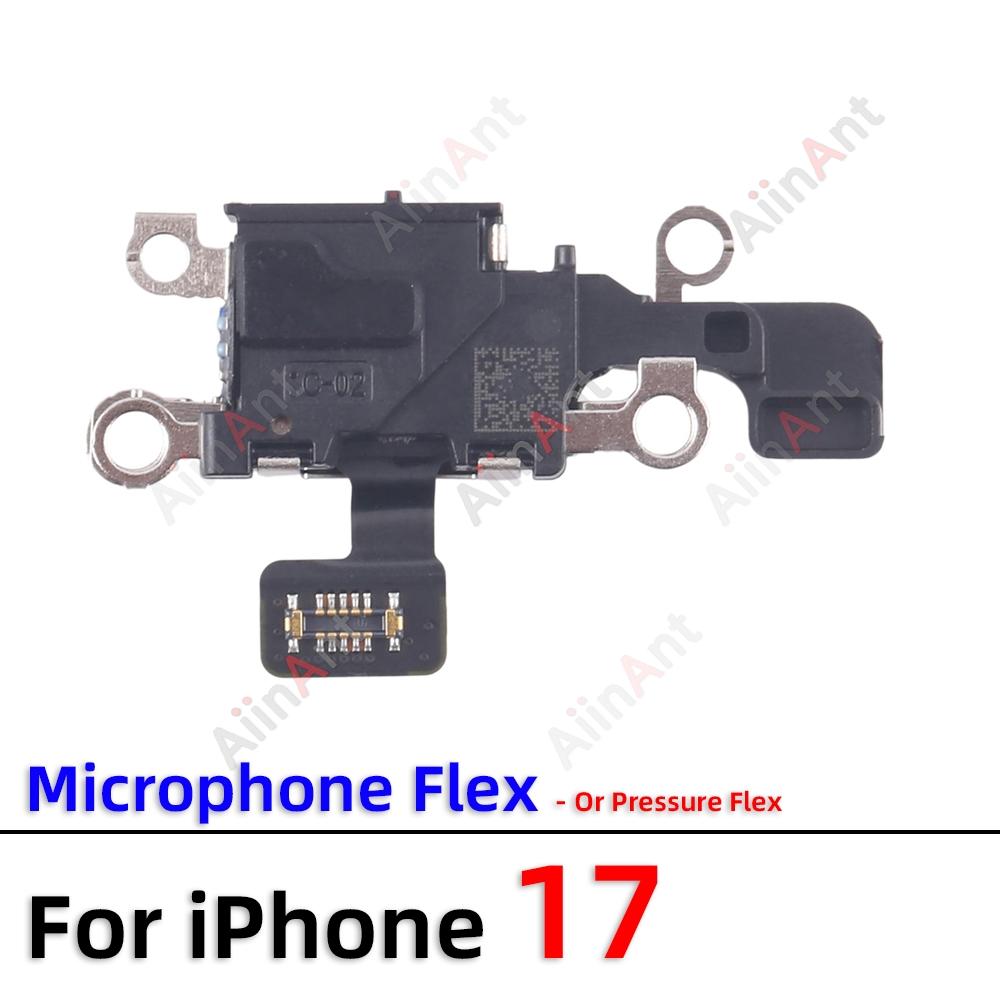 OEM NFC Bluetooth GPS Cellular Antenna WI-FI Signal Pressure Microphone Wifi Flex Cable For iPhone 17 Pro Max Air Parts