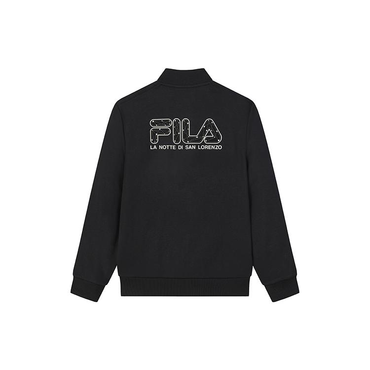 FILA Jackets Men s Jet Black Stand Collar Moderate Other F11M038517GBK S