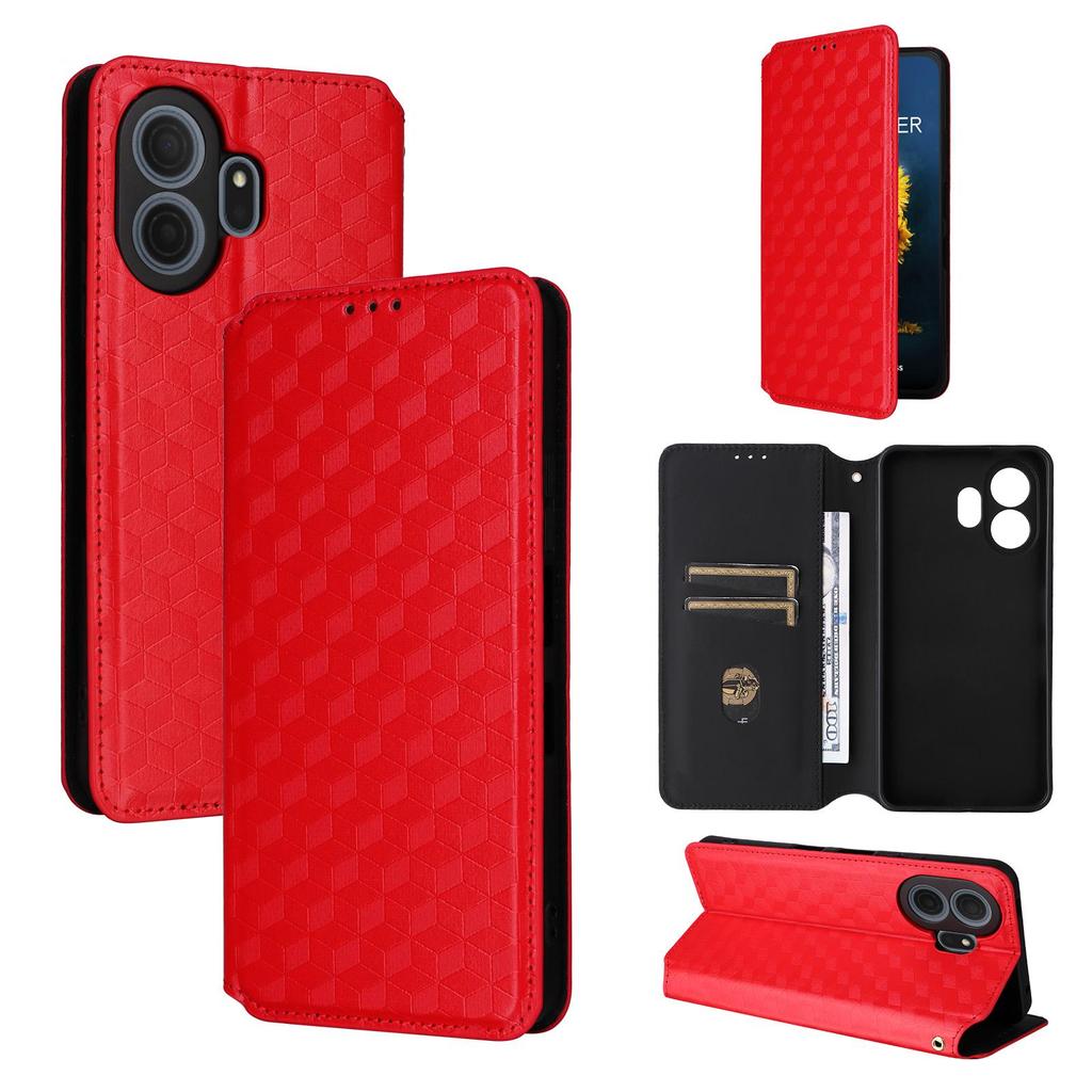 Flip Cover compatible for TCL NxtPaper 70 Pro PU Leather Phone Case Full-Body Protection with [RFID Blocking]