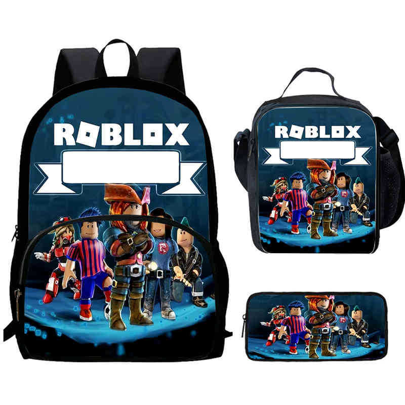 Roblox Printed Backpack, Children'S And Elementary School Bags