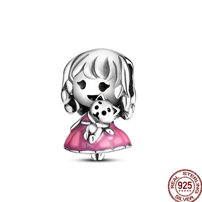 Copper Character Series Sports Cute Boys And Girls Charm Beads Suitable For 3Mm Original Bracelet Diy Jewelry