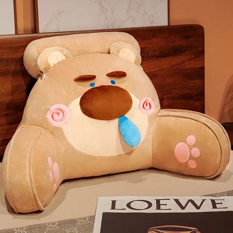 2025 Cartoon Bedside Cushion Sofa Backrest Detachable Washable Lumbar Support Neck Pillow for Dorm Chair Bed decoration maison