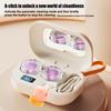 Portable Contact Lenses Case Ultrasonic Contact Lenses Cleaner Remove Tear Protein Cleaning Machine with USB Charging