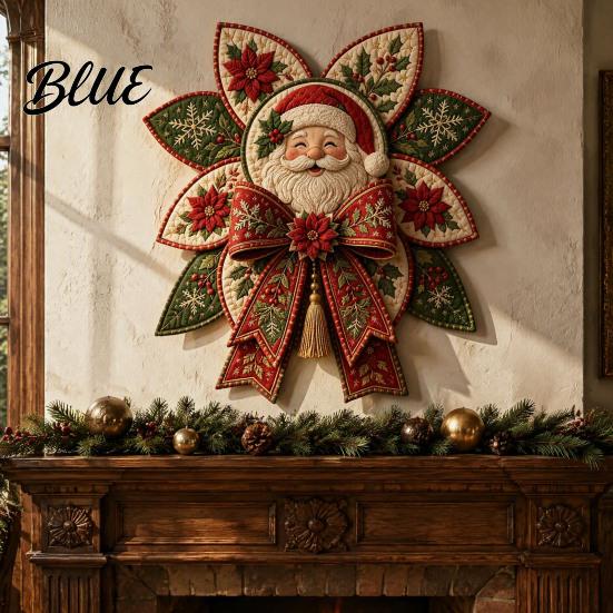 Handgefertigte Stoffdekorationen Weihnachtsquilt Schleife DIY Nähset 3D Dekoration Vorgeschnitten Vorgeschnittene Bastelset Und Schritt-für-Schritt-Anleitung für Feiertage