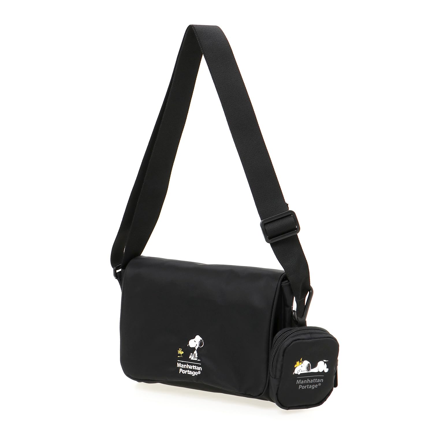 

Genuine Shoulder Bag MP2095PEANUTSFW24 Whitehall Shoulder Bag PEANUTS FW2024 Black [Manhattan Portage] [Official]