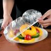Large Food-Grade Elastic Cling Film Covers, Dustproof & Thickened, Disposable for Refrigerators, 500 Pieces