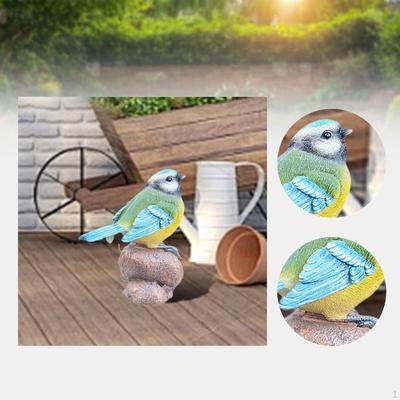 Bird Figurine Statue Resin Home Ornament,Decorative,Small Garden Sculpture Decoration for