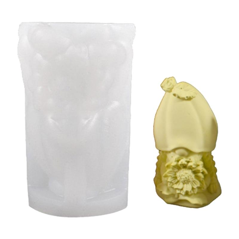 Multifuntional Dwarf Silicone Mold Resin Crafting Mold Handmade Supplies for Crafting Candle and Decorative Creation