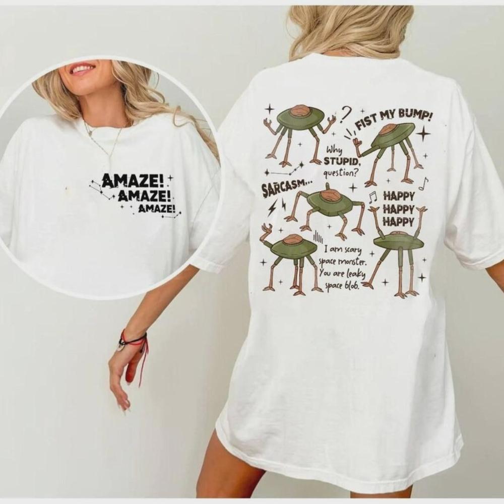 

Vintage Project Hail Mary Book Shirt Rocky Amaze Men Women Fashion Crewneck Cotton Tee Tops Book Lover Tshirt L
