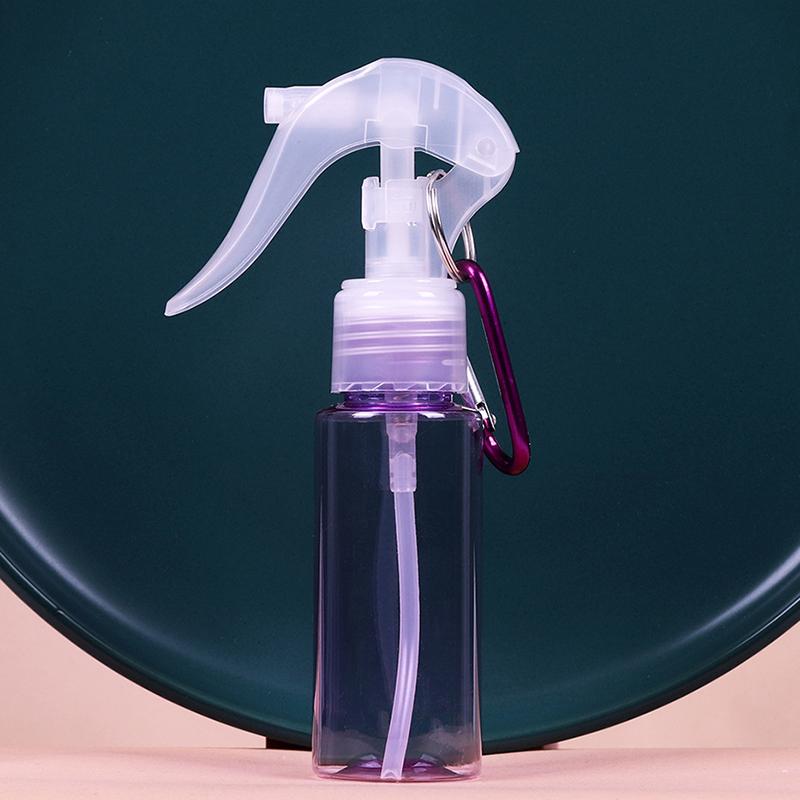 60Ml Mini Travel Accessories With Carabiner Hook Makeup Tool Lotion Samples Sub-Bottling Empty Container Trigger Spray Bottles