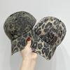 Korean Retro New Leopard Print Baseball Hat for Women In Spring and Autumn Ripped Old Street Casual Baseball Hat Showing Small Face