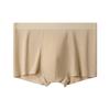 Plus Size Men's Spring and Summer Solid Color Comfortable Breathable Non Mark Antibacterial Flat Angle Underwear