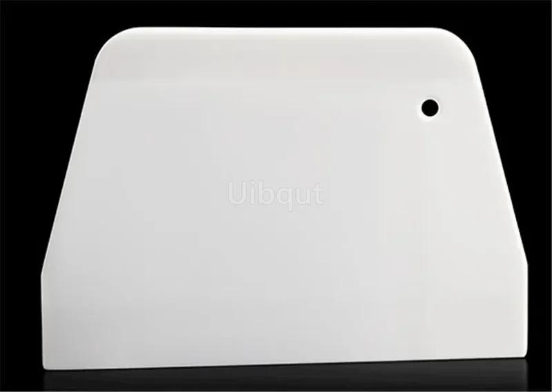 White Board Plastic Pastry Cutter Pizza Dough Scraper Cake Spatulas Tools Fondant Sugarcraft Trapezoid Bread Baker Butter Knife