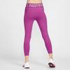 Nike Dri-Fit Pro Sculpt Sports Series High-Waisted Quick-Dry Leggings Women leggings Hot-Purple Silver FV7949-518