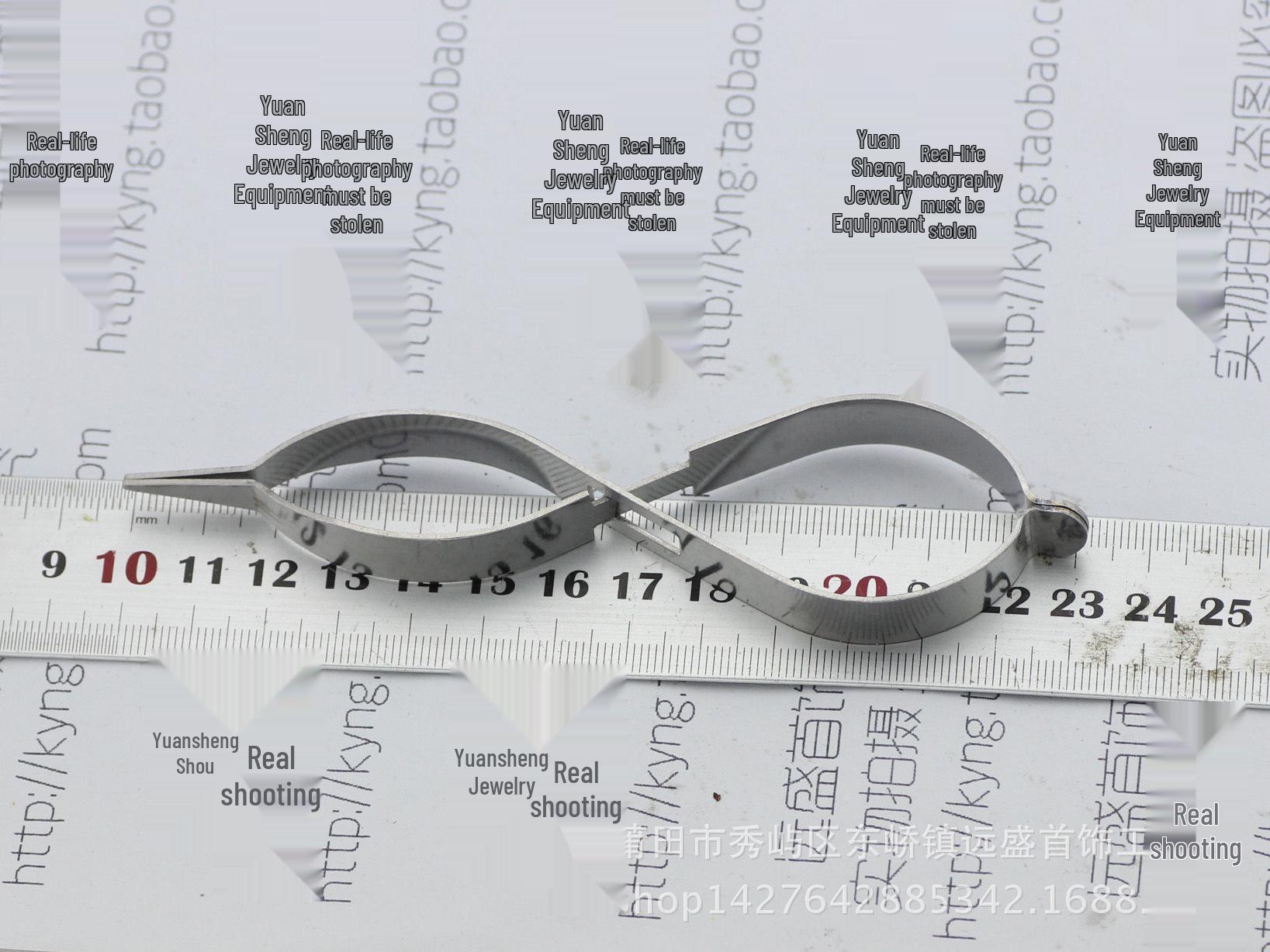 Pointed Gourd Clip & 8-Shape Spring Tweezers - Goldsmith & Jewelry Tool 8-Shape Clip