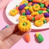 Kawai 3D Cute Eraser Cartoon Carrot Creative Vegetable Eraser Children Early Education Puzzle Correction Learning Stationery