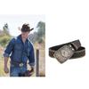 Women Men Belt Casual PU Leathers Adjustable Belt Waistband Western Cowboy Belt